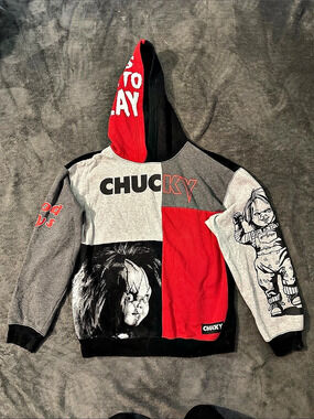 Chucky Frankenstein Color Block Jacket Size Medium
